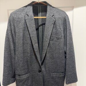 MASSIMO DUTTI Grey 1 Button Blazer Jacket - Sz M